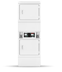 Quantum Platinum Commercial Stack Dryer Solid Door